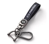 LJJWIW Car Key Rings For Mazda CX-3 CX-30,Custom Keyring With Logo,Custom Keyring,Personalised Keychain,Keys Keyfob,New Car Best Gifts Auto Accessory