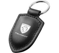 LJJWIW Car Key Rings For Peugeot 207 208 308 308SW 508 508sw 2008 3008,Custom Keyring With Logo,Custom Keyring,Personalised Keychain,Keys Keyfob,New Car Best Gifts Auto Accessory,Black