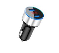 LJJWIW Car Phone Charger for Toyota Avanza Avensis Avensis Verso Aygo Aygo X,Automobile Cigarette Lighter USB Chargers Adapter Splitter Multi Socket Outlet Voltmeter Fast Charging Accessories