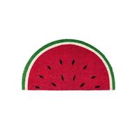 LJJY-KK Fisura - Doormat House Entrance Rainbow Made of Coconut with Pvc Anti-Slip Backing. Original Outdoor Doormat. Hand Painted. Measurements:70 cm x 40 cm, Watermelon, Red, 1 * 70 cm (Semicir