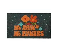 LJJY-KK Fisura - Doormat House Entrance Rainbow Made of Coconut with Pvc Anti-Slip Backing. Original Outdoor Doormat. Hand Painted. Measurements:70 cm x 40 cm, No Flowers, Multicolour, 1 * 70 cm