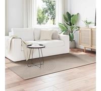Ljkjelesy Galati Area Rug, Beige, 230 x 160 cm, Polyester, Non-Slip, Washable, Easy to Clean, for Indoor and Outdoor Use, Living Room, Bedroom, Hallway, Balcony, Modern Scandinavian