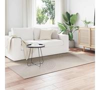 Ljkjelesy Galati Area Rug, Cream, 170 x 120 cm, Polyester, Non-Slip, Washable for Indoor and Outdoor Use, Living Room, Bedroom, Children's Room, Hallway, Balcony
