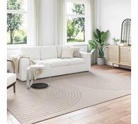 Ljkjelesy Galati Area Rug, Cream, 280 x 200 cm, Polyester, Non-Slip, Washable Floor Rug for Indoor and Outdoor, Durable, Versatile, Suitable for Living Room, Hallway, Balcony, Modern