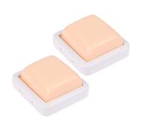 LJLAO 2pcs Human Skin Injection Pad Training,Silicone Acupuncture Practicing Modeln,Injection Training Pad,for TCM Acupuncture Practice/Teaching Demonstration,4pcs