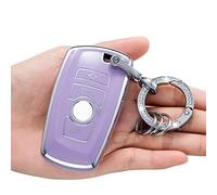 LJMTBKAN TPU Key Fob Case Cover Suitable for BMW 1 3 4 5 6 7 Series X3 X4 M5 M6 GT3 GT5 Series Keyless Remote Control Smart Key Fob