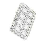 Ljmyy 16 Slots Magnetic Double Layer Game Card Holder with Clear ABS Cover & Secure Turn for Gaming Switches 2