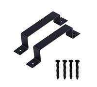 Ljmyy 2 Pcs Sliding Barn Door Handle Carbon Steel Drawers Long Handle Simple Kitchen Bedroom Furniture Hardware