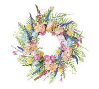 Ljmyy Artificial Floral Wreath With Blue For Easter Valentines Spring Decoration Home Party Hotel Ornament