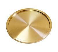 Ljmyy Copper Cup Mats Round Household Kungfu Tea Set Tea Ceremony Accessories Brass Heat Insulation Mats for Brass