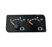 Ljmyy Double Air Pressure Assembly Gauge for 3 4 1434136 1423209 Replacement Instrument Cluster Truck Accessory