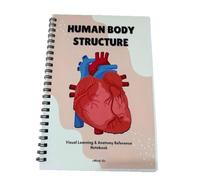 Ljmyy Human Anatomy Visual Guide Workbook With Detailed Illustrations And Exercises For Medicals Students Biology Enthusiasts