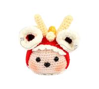 Ljmyy Kits for Beginners with Wool Yarn, Red awakening s, C