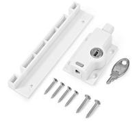 Ljmyy Pack of 1 Adjustable Window Restrictors With Portable Designs High Strength for Home Security and Ventilation Control