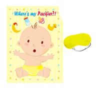 Ljmyy Pin The On The Baby Game Large Poster Games For Shower Party Kids Birthday Party Supplies Baby Shower Games Boy Names