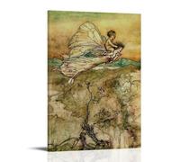 LJPENART Arthur Rackham poster(A Squire) Canvas Wall Art Decorative Bedroom Modern Home Print Picture Artworkss 12x18inch(30x45cm)