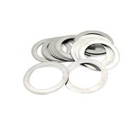 LJPshop-Flat Washer M3-M20 Thick 0.1mm 0.2/0.3mm Stainless Steel Flat Washer Ultra Thin Gasket High Precision Adjusting Washer, Corrosion-resistant and smooth surface(M4x7x0.3)