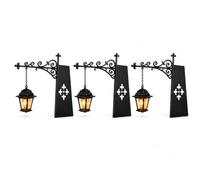 LJSCQF 3Pcs Bookshelf Lamp, Vintage Hanging LED Bookshelf Lights, Lights with Bookend-Style Base, Decorative Bookshelf Warm Lighting, for Book Nook, Home Library, Study and Reading Corner (A3)