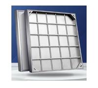 LJTHUU Stainless Steel Manhole Cover Recessed Design for Driveways Walkways Gardens Docks Highways Durable Stylish Solution