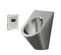 LJTHUU Stainless Steel Smart Flushing Urinal Wall-Mounted Men's urinals Vertical Toilets in Public restrooms for Home Improvement Office Buildings Hotels Clubs