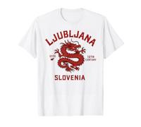 Ljubljana Dragon Graphic Tee - Vintage Slovenia Legend Value Graphic T-Shirt