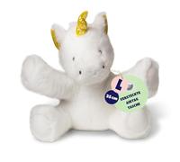 Ljuk Starshimmer Stella Unicorn Cuddly Toy, 30 cm, Super Soft Plush Stuffed Toy with Hidden AirTag Bag, Gift for Kids, Boys & Girls (Classic White)