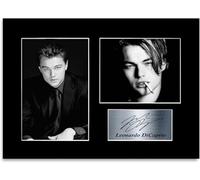 LJW Prints Actor Leonardo Dicaprio Print Signed Autograph Photo Display Mount Poster for Fans