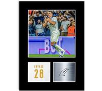 LJW Prints Football Player Benjamin Pavard 2025-2026 Print Signed Autograph Photo Display Mount Poster for Marseille Fans and Supporters