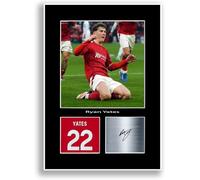 LJW Prints Ryan Yates Football Player 2025-2026 Print Signed Autograph Photo Poster for Forest Fans and Supporters