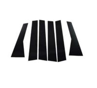 LJWAN Car B-Pillar Stickers Trim Set for Fit 3rd Generation 2014-2020, Black Vinyl Window Pillar Covers Exterior Door Frame Protection Film Adhesive