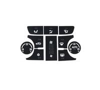 LJWAN Car Interior Central Control Sticker for Opel Mokka 2013-2019, A/C Climate Control Button Repair Decals Air Conditioning Panel Stickers,B