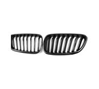 LJWAN Front Bumper Grille Mesh for BMW 2 Series Coupe F22 F23 2014-2018, Front Hood Bumper Grille Grill Front Kidney Double Slat Grill Grille Car Accessories