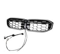 LJWAN Front Bumper Grille Mesh for BMW 3 Series 2023, Front Hood Bumper Grille Grill Front Kidney Double Slat Grill Grille Car Accessories