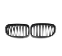 LJWAN Front Bumper Grille Mesh for BMW 7 series F01 F02 F03 2009-2016, Front Hood Bumper Grille Grill Front Kidney Double Slat Grill Grille Car Accessories, Matt black