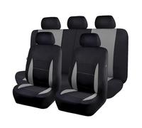LJWAN Full Set Car Seat Cover for toyota Corolla Hatchback/iM/Cross/Hybrid 2000-2023, 9 PCS Seat Covers Set Fabric 5 Seats Car Seat Covers Full Set Car Interior Covers,Black and Grey