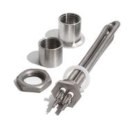 LJWWEI 1 INCH BSP NPT Heating Element DC Heater 12V Screw in for Solar Energy Wind Power