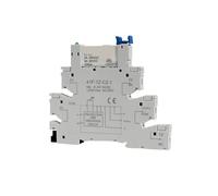 LJWWEI 10PCS Din Rail Slim Relay Module 41F-1Z-C2-1 Integrated PCB Mount Power Holder 12V 24V ACDC Relay Socket 6.2mm
