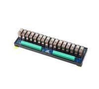 LJWWEI 16-Channel Single Open Relay Module 16A 24VDC Inputs NPN/PNP Relays for Solenoid Valves