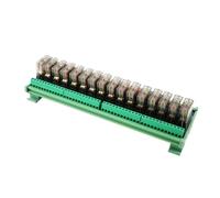 LJWWEI 16-Channel Transparent Single Open DC 24V Relays Relay Module 16A QJ-16HDE-24V Electromagnetic Relays for PLC