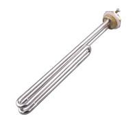 LJWWEI 1kw 2kw 3kw 4kw 5kw 1"BSP U Type AC Electrical Fold Back Heating Element 220V Brass Flange Immersion Water Heater