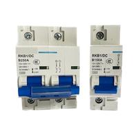 LJWWEI 1P/2P DC Circuit Breaker 80A 100A 125A 150A 200A 250A Current Protection Switch for 12/24/48/120V Solar Cell RV Yacht