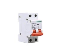 LJWWEI 2P 500v Solar DC Circuit Breaker 6A 10A 16A 20A 25A 32A 40A 50A 63A 80A 100A 125A PV Overcurrent Protector Mini