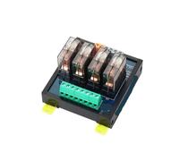LJWWEI 4-Channel Single Open Relay Module 16a 24v Electromagnetic Relays for Plc