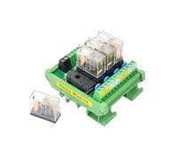 LJWWEI 4 Channels 1NO+ 1NC DIN Rail Mount G2R-1-E 16A INPUT 12V 24V DC Interface Relay Module PNP NPN Compatible