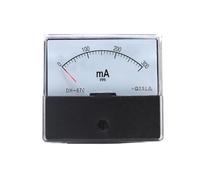 LJWWEI DH-670 MA DC Pointer Type Milliammeter 1mA 10mA 20mA 30mA 50mA 100mA 200mA 300mA 500mA Analog Mechanics Plate Table Ammeter