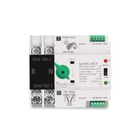 LJWWEI Din Rail ATS PV Solar Inverter Dual Power Automatic Transfer Selector Switches Uninterrupted 2P 63A 100A 125A Photovoltaic