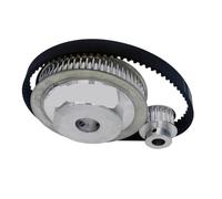 LJWWEI HTD 5M Timing Belt Pulley 60Teeth 20Teeth 5 6 8 10 12 14 15 19 20 24mm Reduction 3:1/1:3 Width 15mm for 3D Printer Accessories
