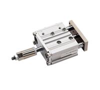 LJWWEI Mgpm20/25 Adjustable Stroke Bore Size 20mm/25mm Three Axis with Rod Compact Guide Air Actuator Pneumatic Cylinder