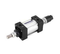 LJWWEI SCJ 32 40 50 63 80 125mm Adjustable Stroke 25 to 300mm Double Acting Pneumatic Air Cylinder Tools with Magnet