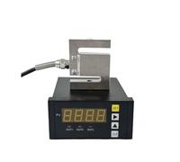 LJWWEI Small S Type Load Cell with Digital Display Instrument,Weight Alarm Indicator Meter with Pull Pressure Weighing Sensor 10-50KG
